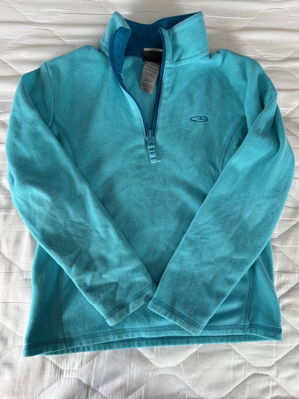 C9 teal quarter zip fleece size 7/8